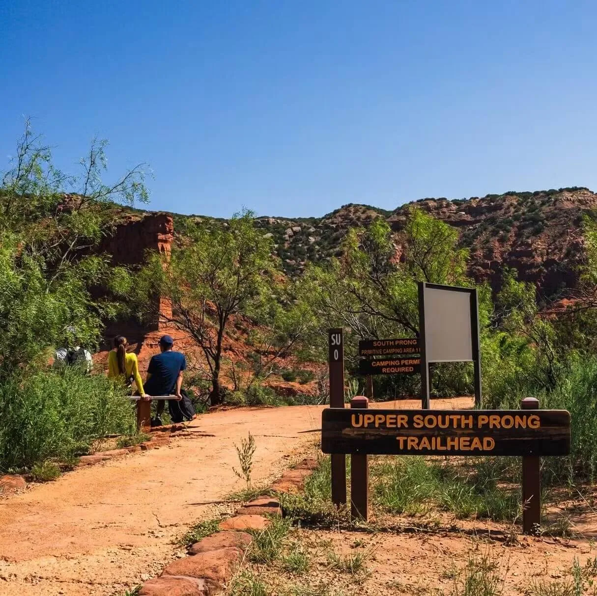 Upper South Prong hike trailhead